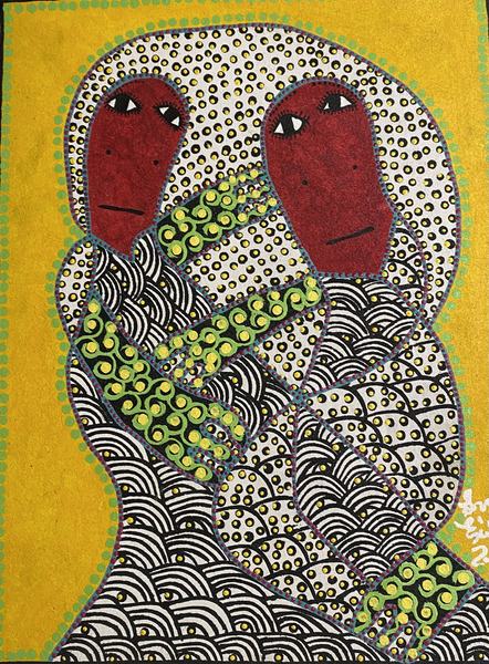 Calade — original acrylic on canvas painting by Levoy Exil, 12 x 16 inches