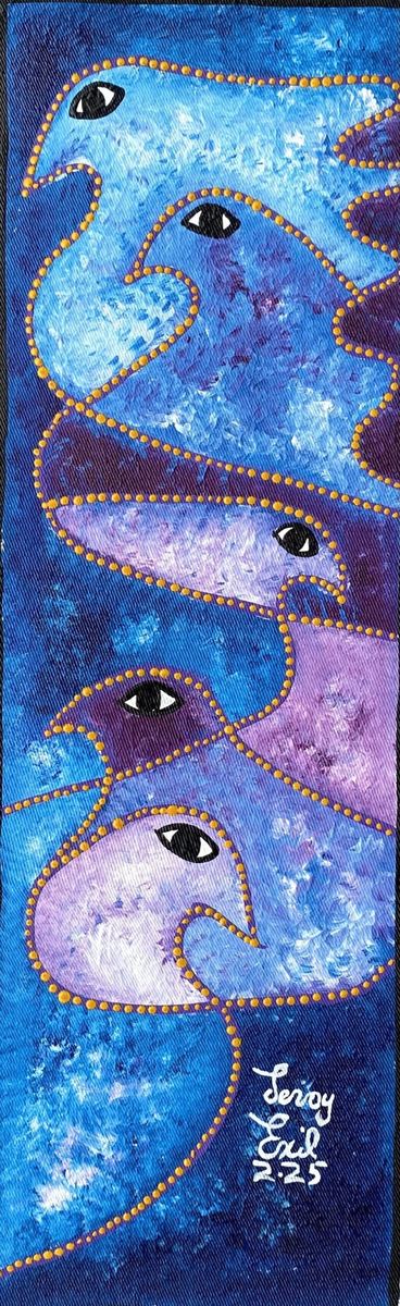 Kafoyf — photograph of the original acrylic on canvas painting by Levoy Exil