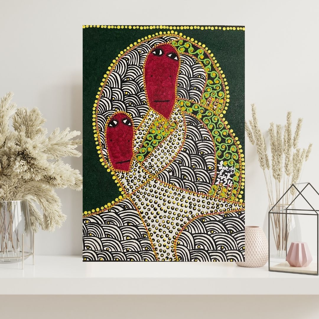 Lascasana by Levoy Exil, shown framed in a home interior