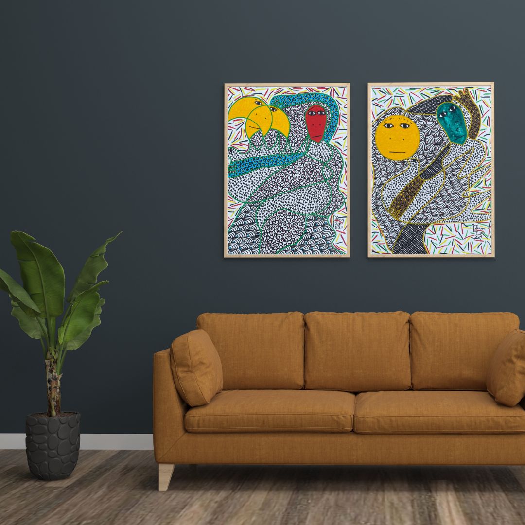 Resolfame by Levoy Exil, shown framed in a home interior