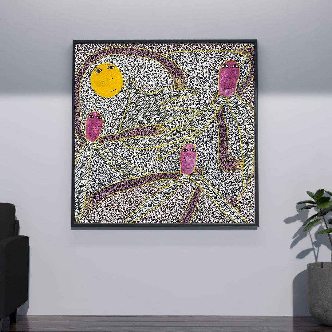 Soltala by Levoy Exil, shown framed in a home interior